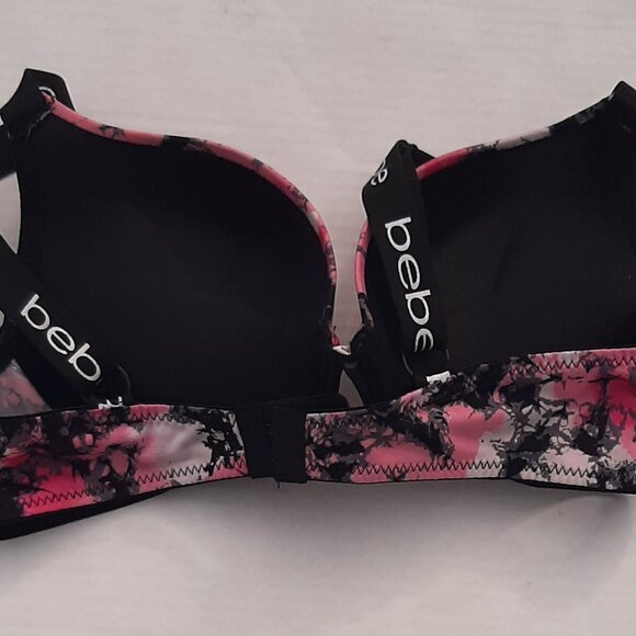 Bebe Pink and Black Women's Bra - Picture 3 of 3